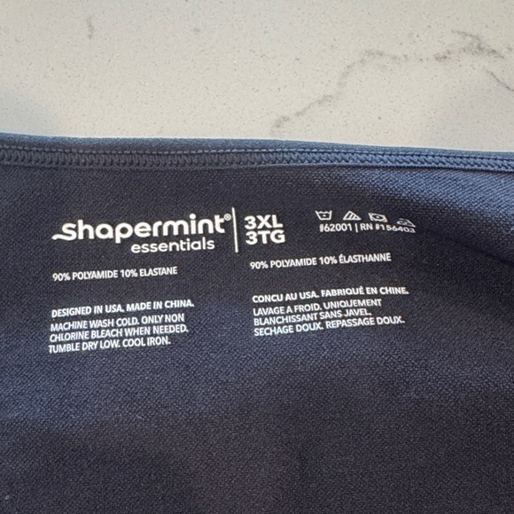 Shapermint Essentials Black and Cream Shapewear Tanks - Picture 6 of 6